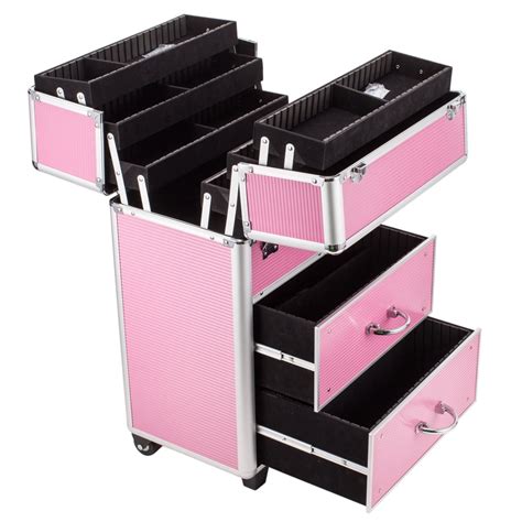 large makeup organizer with wheels